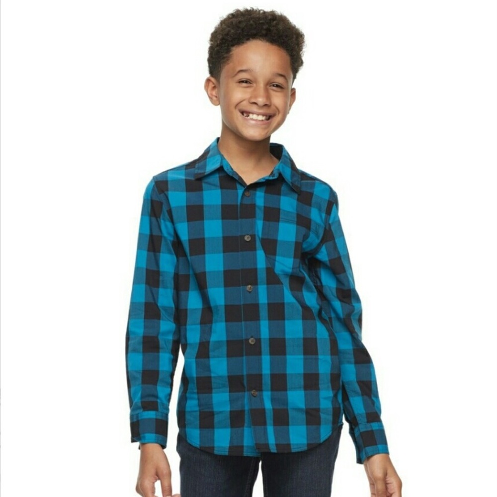 Boy's plaid shirt